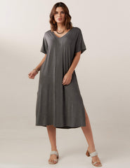 Vestido Odória Mescla Escuro