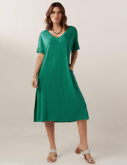 Vestido Odória Verde Salsa
