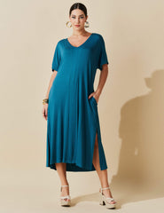 Vestido Odória Azul Gótico