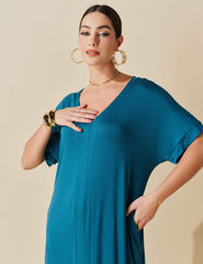 Vestido Odória Azul Gótico