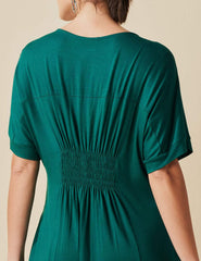 Vestido Odória Verde Castanheira