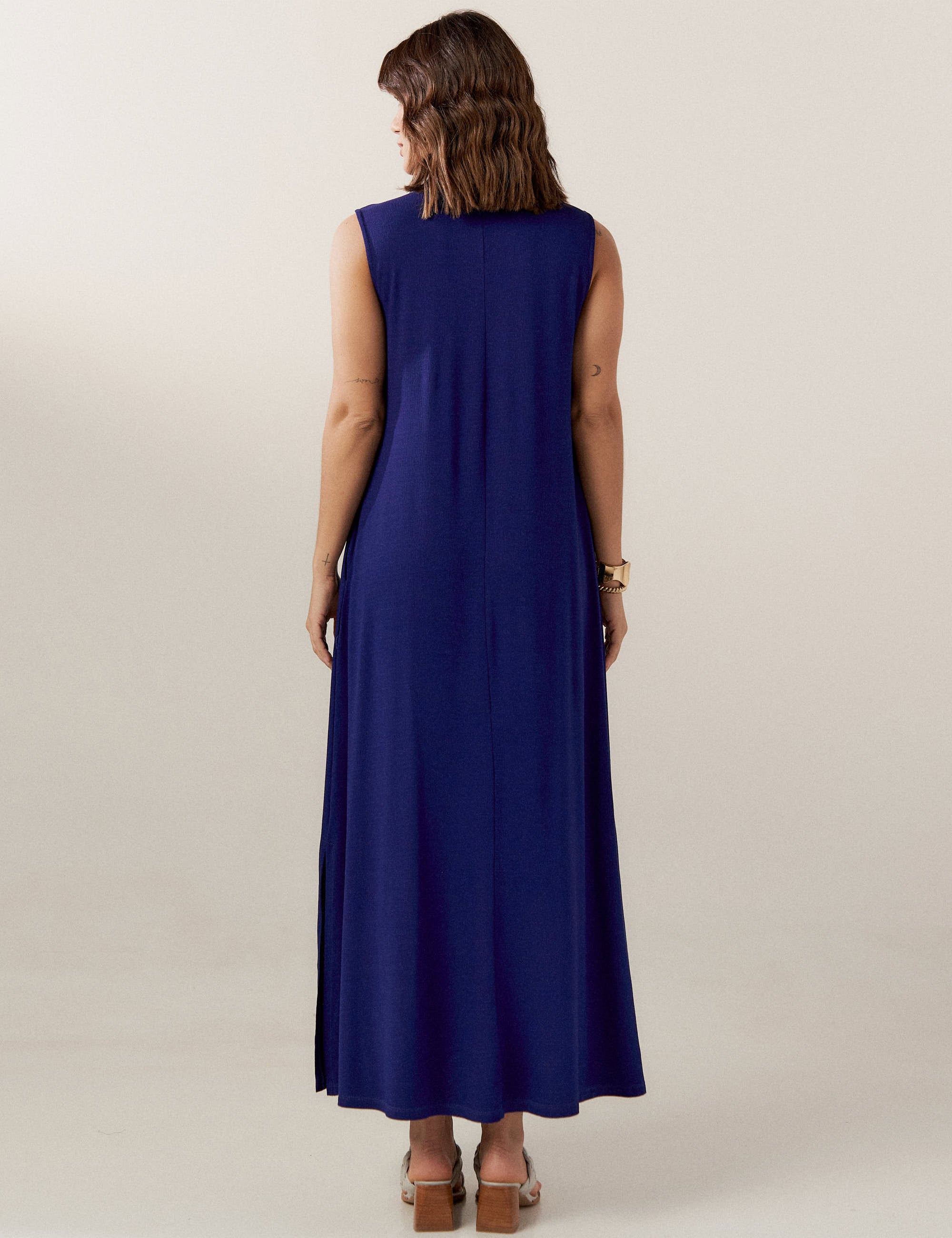 Vestido Vicenza Orpa Azul Profundo