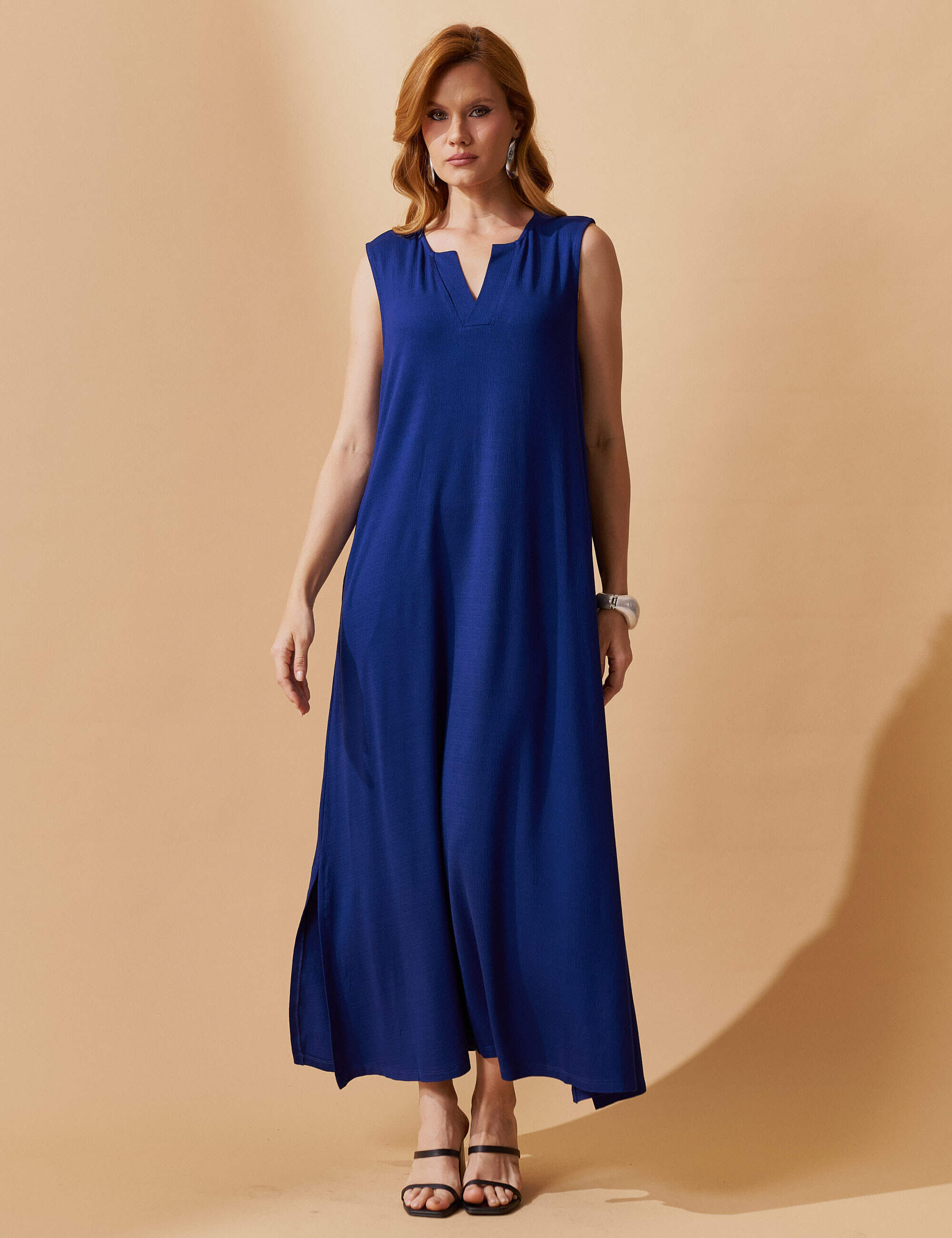 Vestido Vicenza Orpa Azul Profundo