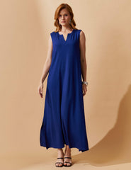 Vestido Vicenza Orpa Azul Profundo