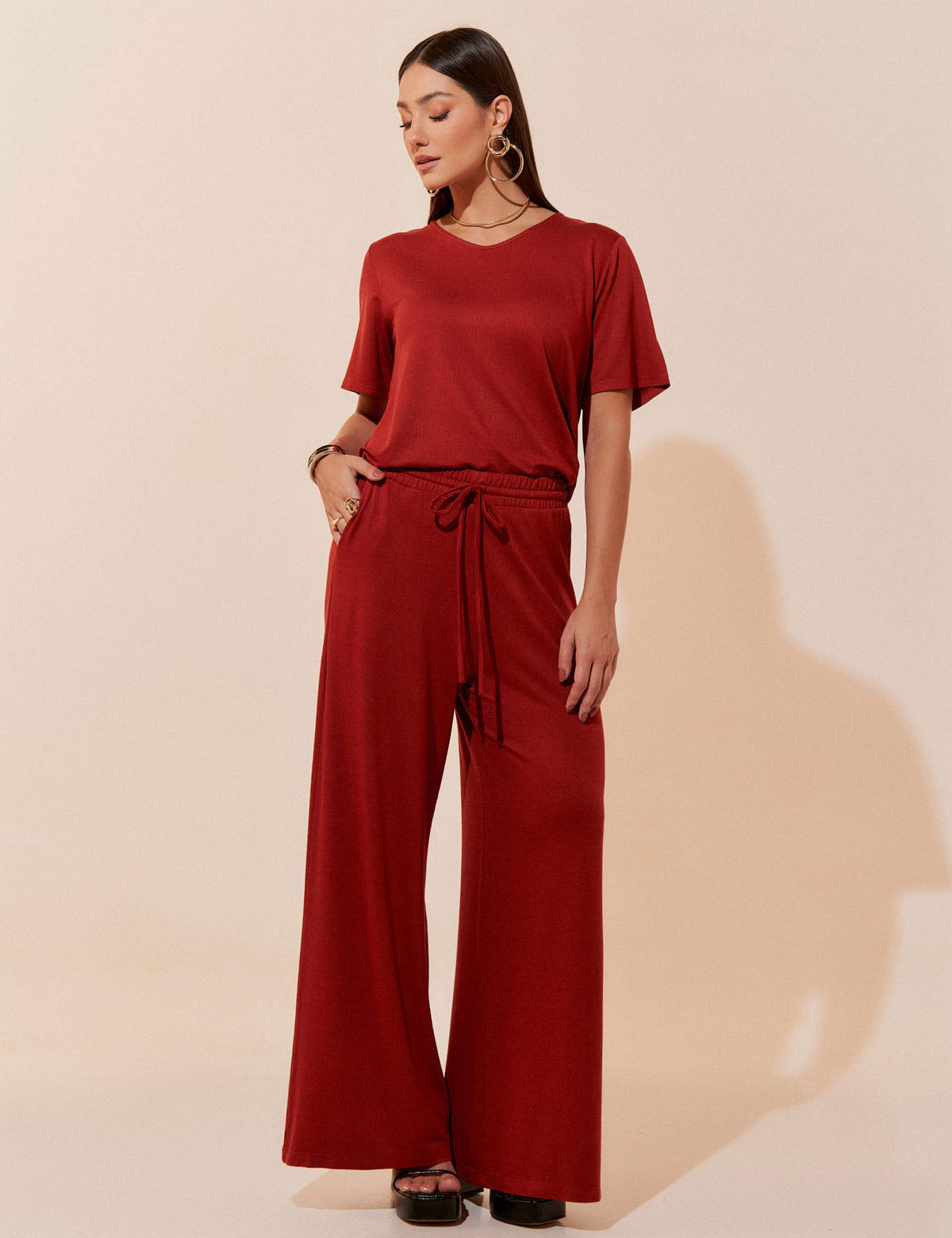 Conjunto Vicenza Petra Marrom Galápagos