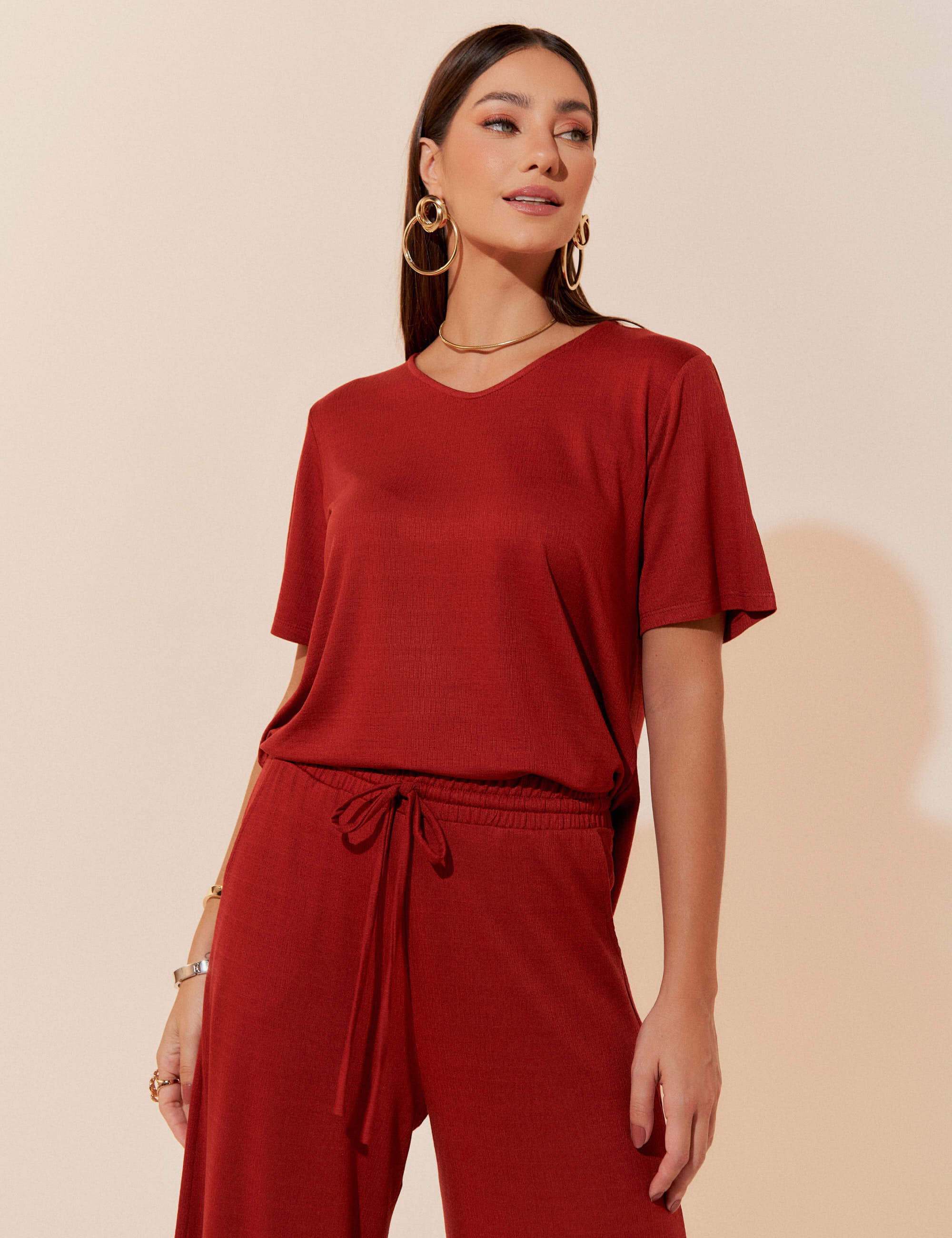 Conjunto Vicenza Petra Marrom Galápagos