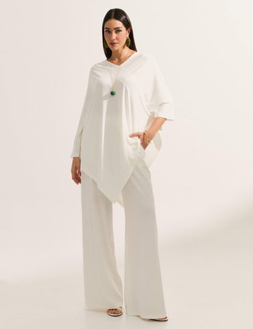 Blusa Canelado Odalis Off White