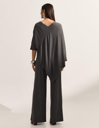 Blusa Canelado Odalis Mescla Escuro