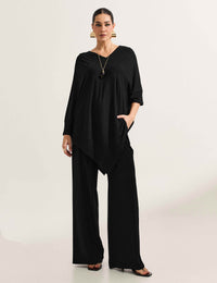 Blusa Canelado Odalis Preto