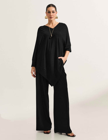 Blusa Canelado Odalis Preto