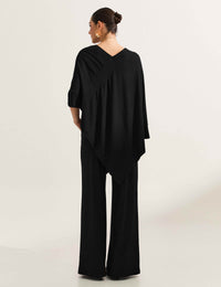 Blusa Canelado Odalis Preto
