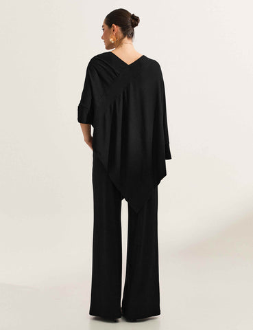 Blusa Canelado Odalis Preto