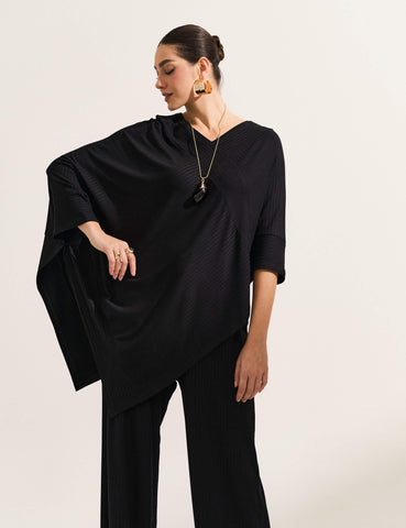 Blusa Canelado Odalis Preto