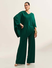 Blusa Canelado Odalis Verde Castanheira