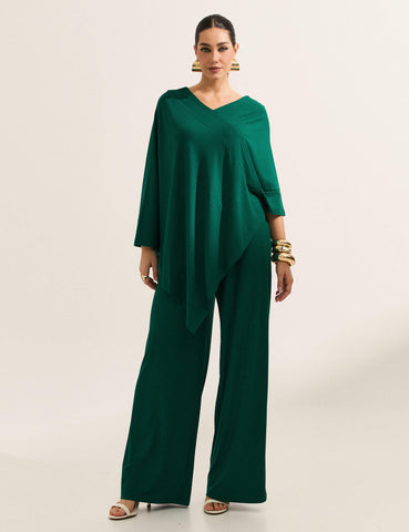 Blusa Canelado Odalis Verde Castanheira