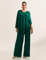 Blusa Canelado Odalis Verde Castanheira