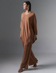 Blusa Canelado Odalis Caramelo Nougat