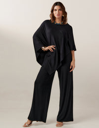 Blusa Canelado Odalis Preto