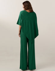 Blusa Canelado Odalis Verde Castanheira