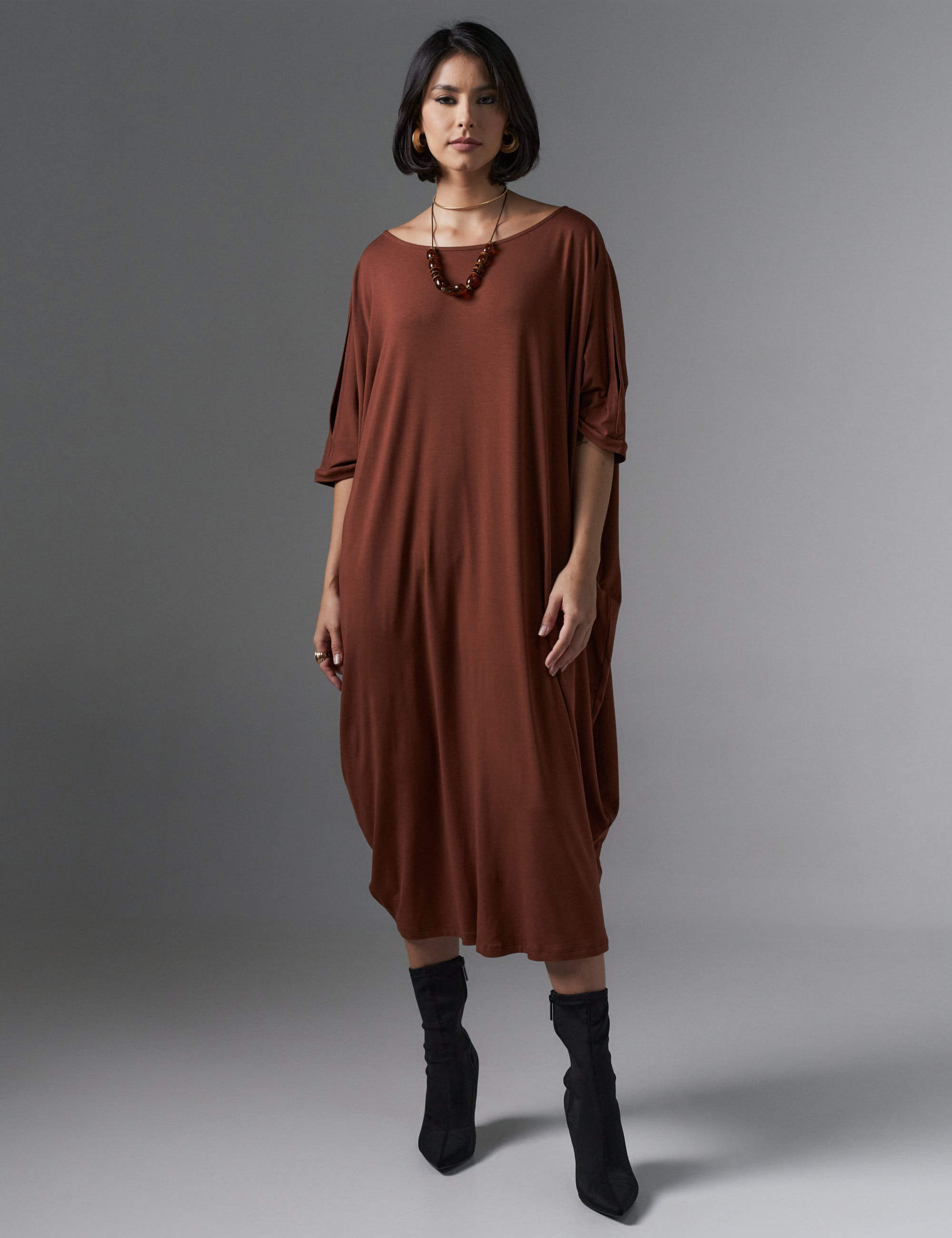 Vestido Penelope Marrom Tamara