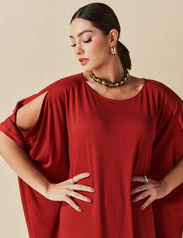 Vestido Penelope Marrom Galápagos