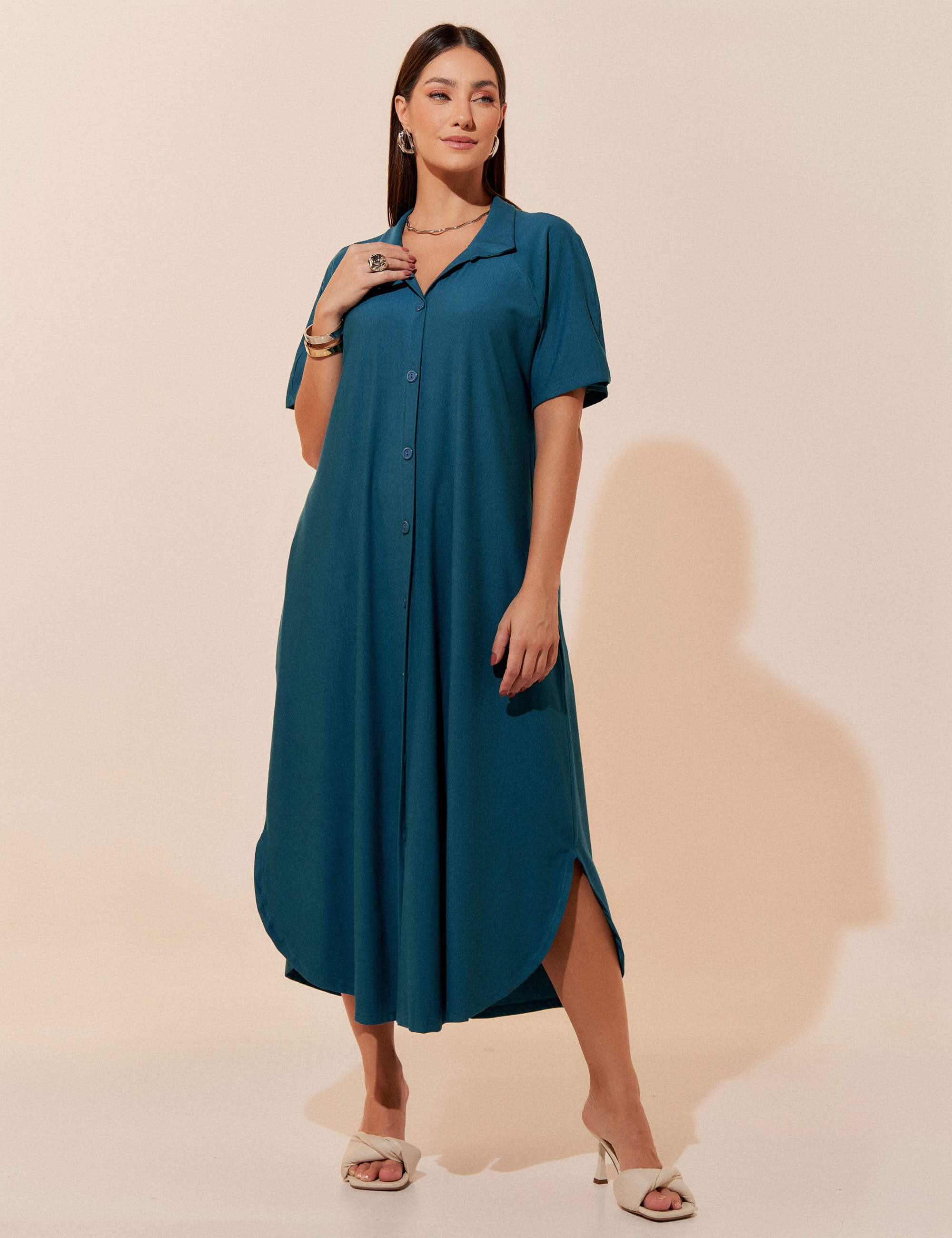 Vestido Marbella Padma Azul Gótico