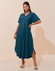 Vestido Marbella Padma Azul Gótico