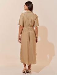 Vestido Marbella Padma Bege MPB
