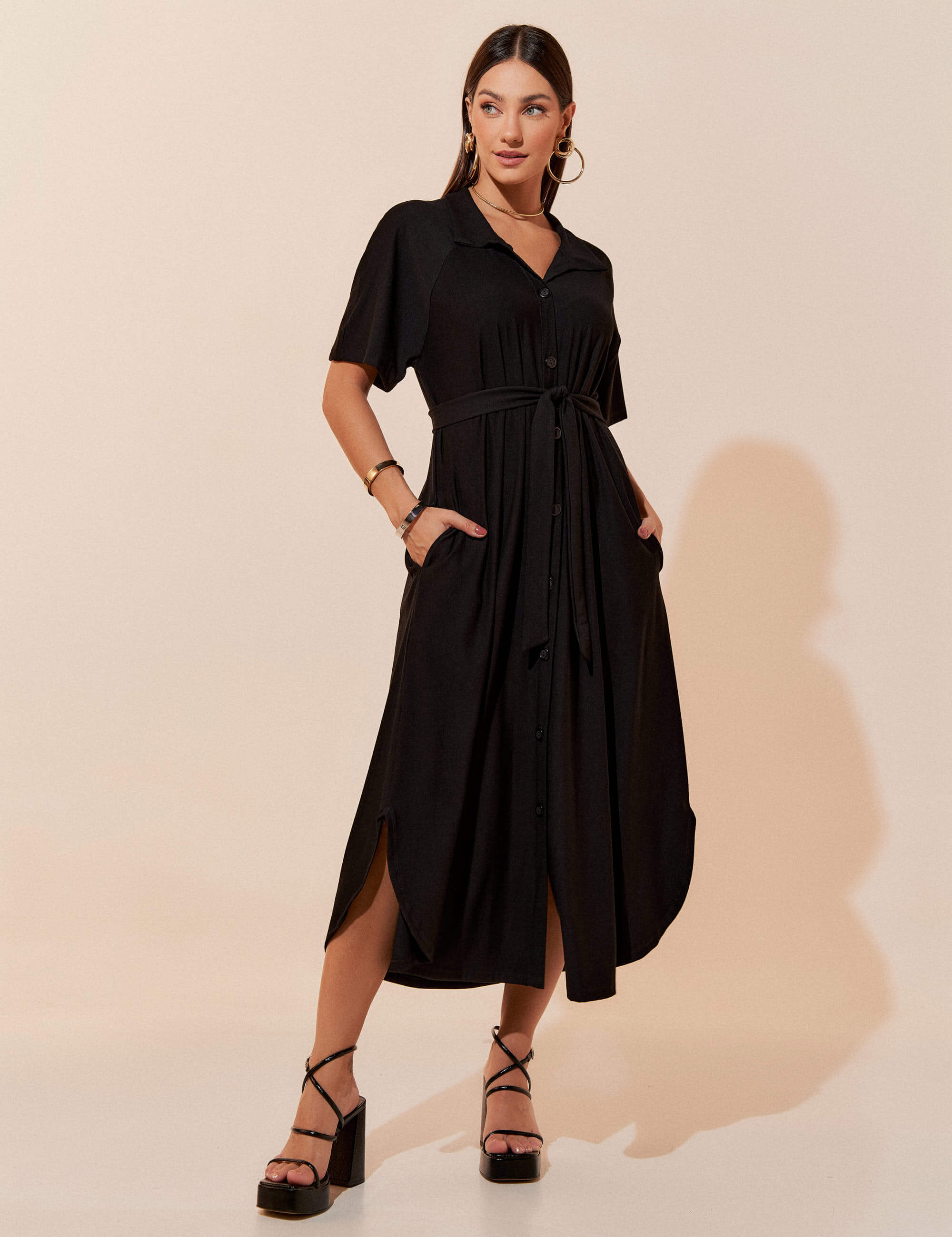 Vestido Marbella Padma Preto