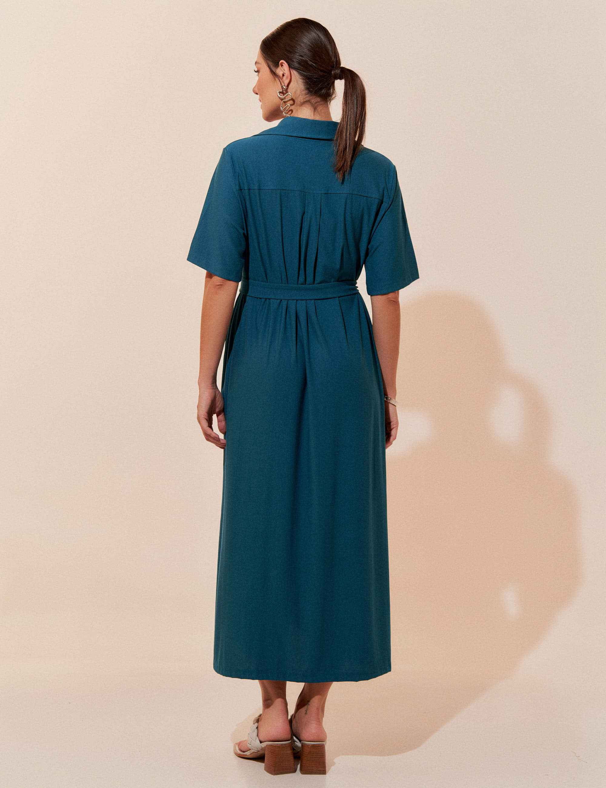 Vestido Marbella Pamela Azul Gótico