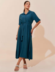 Vestido Marbella Pamela Azul Gótico