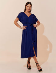 Vestido Vicenza Polina Azul Profundo