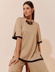 Conjunto Vicenza Palmira Bege MPB