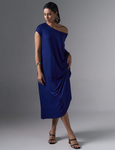 Vestido Ruby Azul Profundo