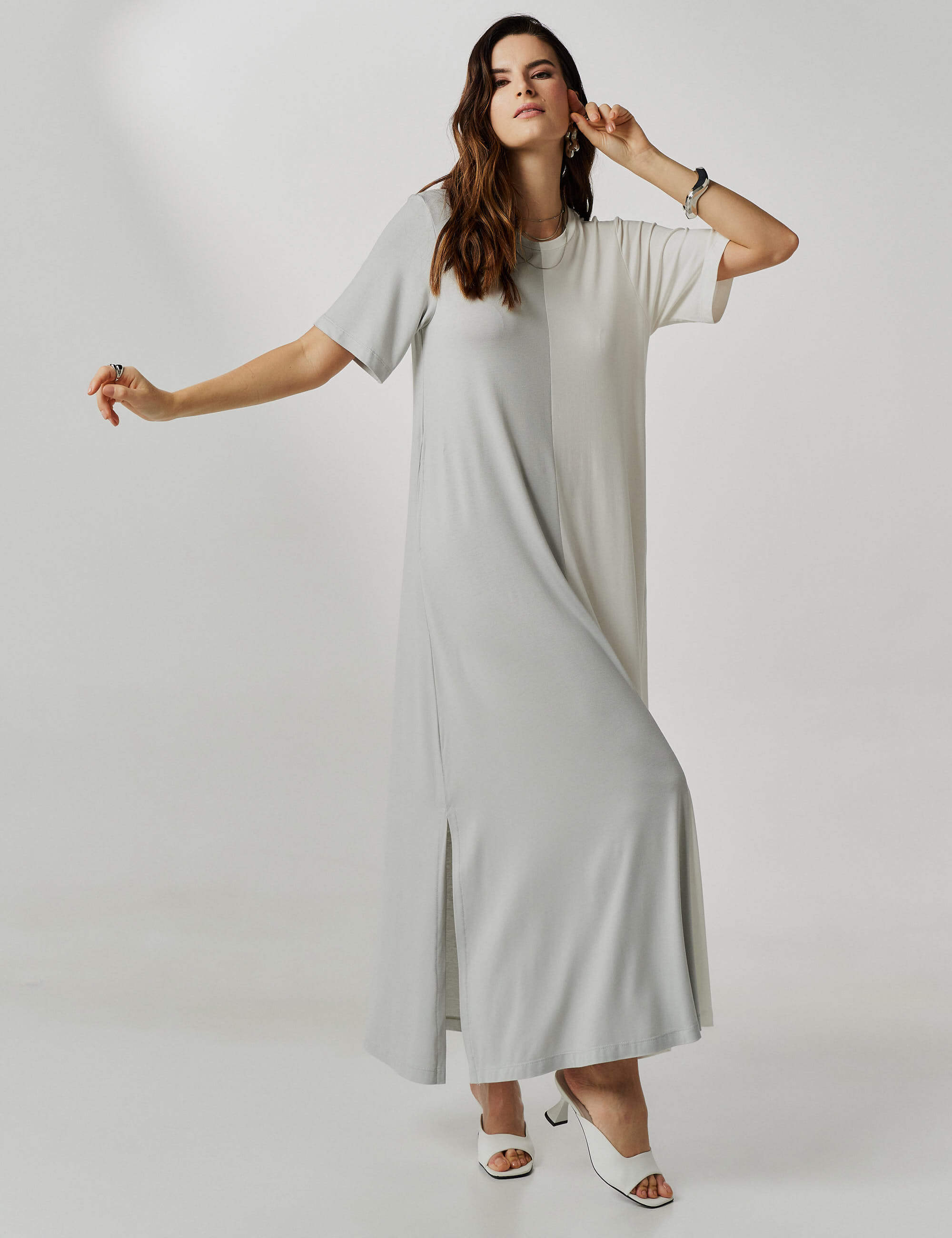 Vestido Pruella Gelo/ Off white