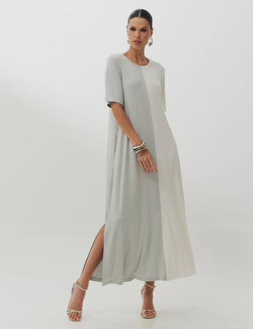Vestido Pruella Gelo/ Off white