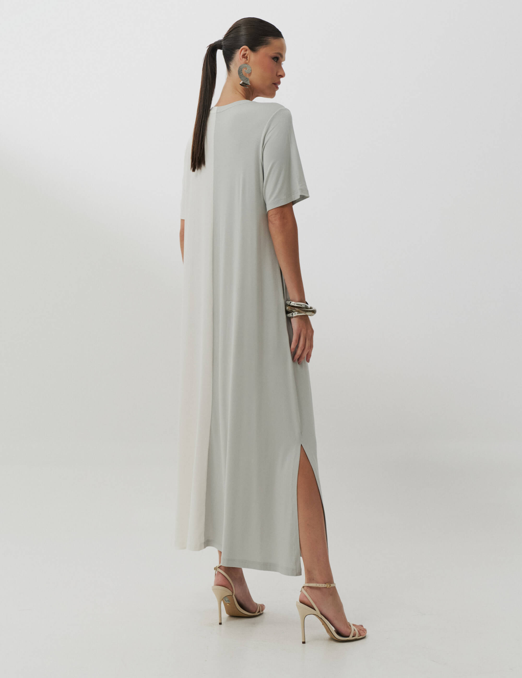 Vestido Pruella Gelo/ Off white
