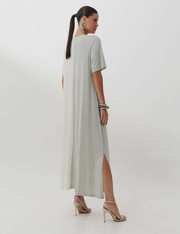 Vestido Pruella Gelo/ Off white