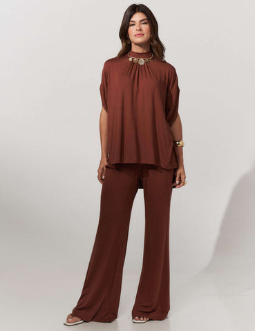 Conjunto Penina Marrom Tamara