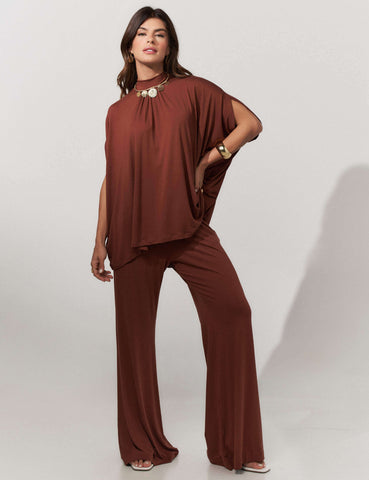 Conjunto Penina Marrom Tamara
