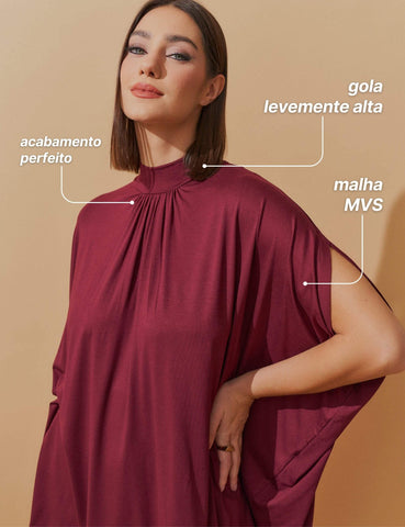 Conjunto Penina Bordo