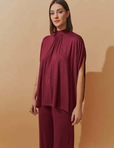 Conjunto Penina Bordo