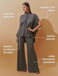 Conjunto Penina Mescla Escuro
