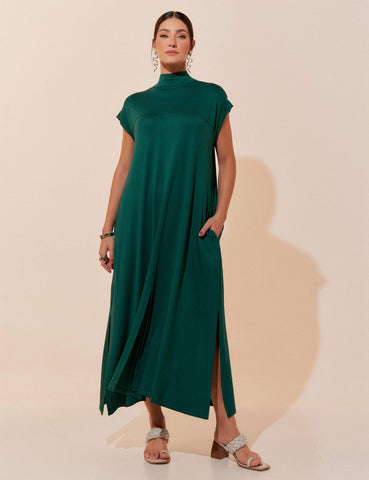 Vestido Petula Verde Castanheira