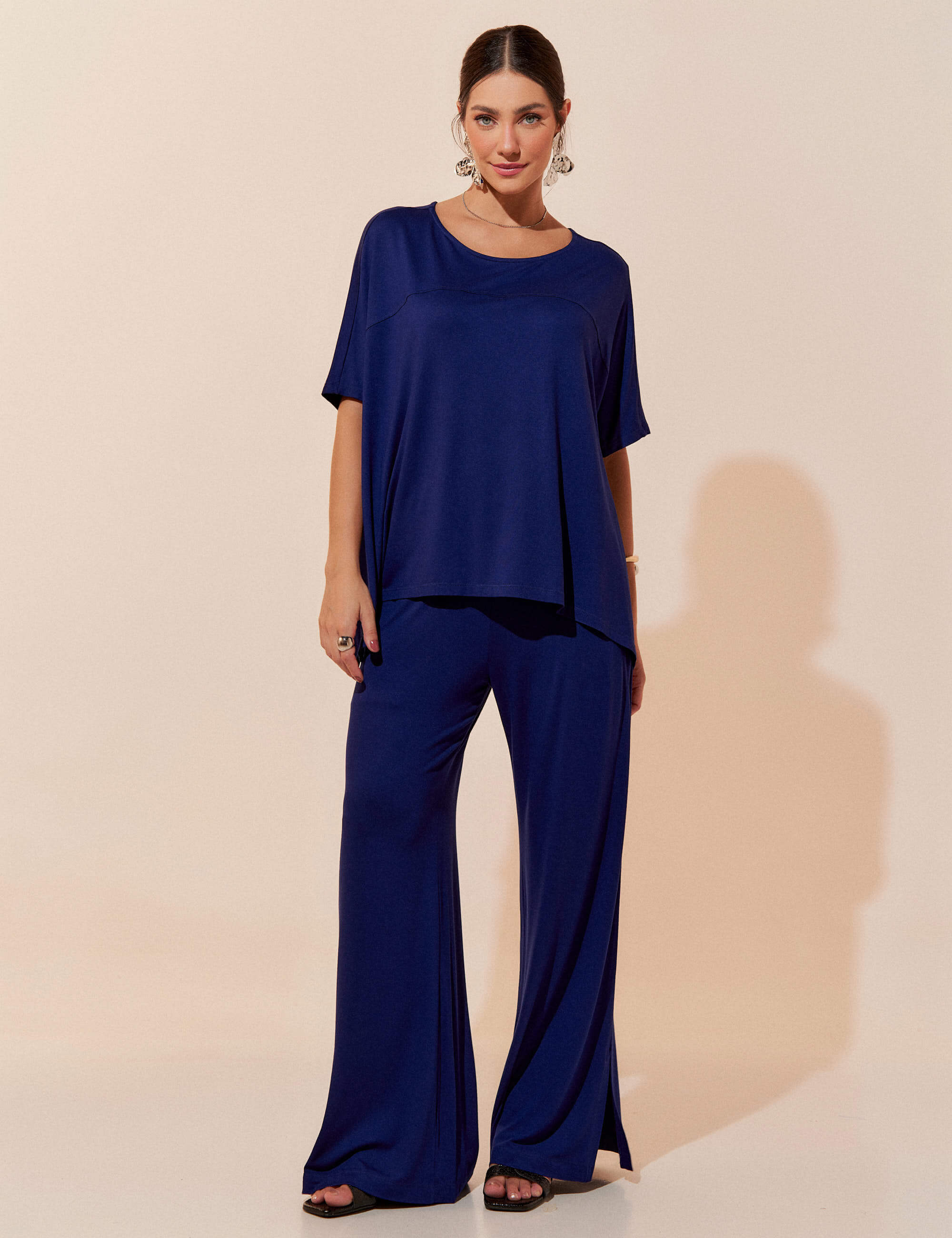 Conjunto Peri Azul Profundo