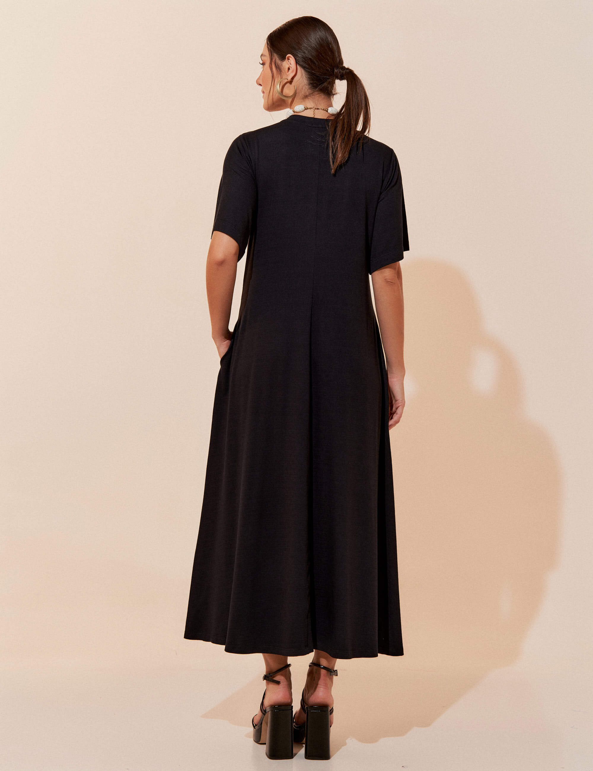 Vestido Vicenza Penne Preto