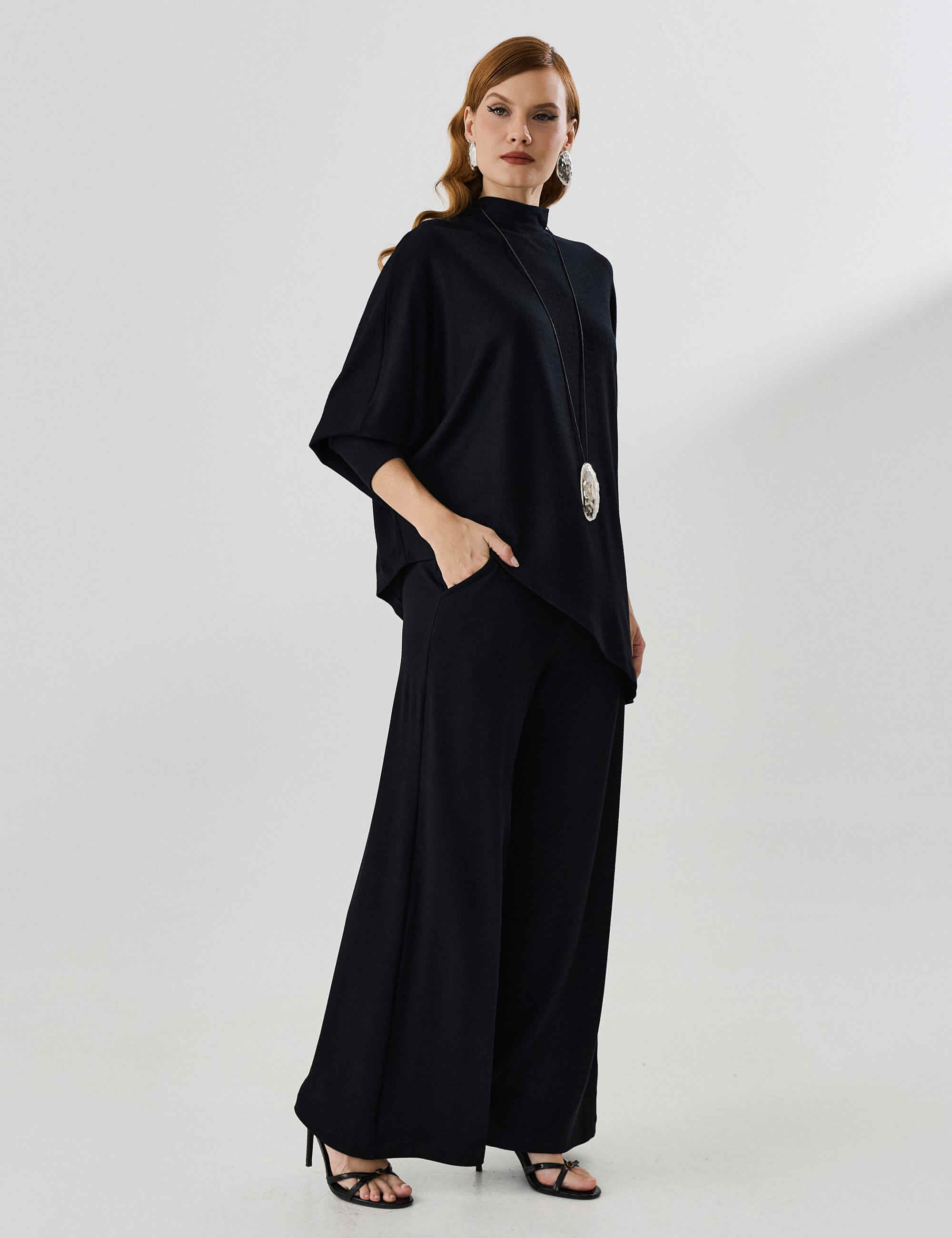 Blusa Creponado Raquel Preto