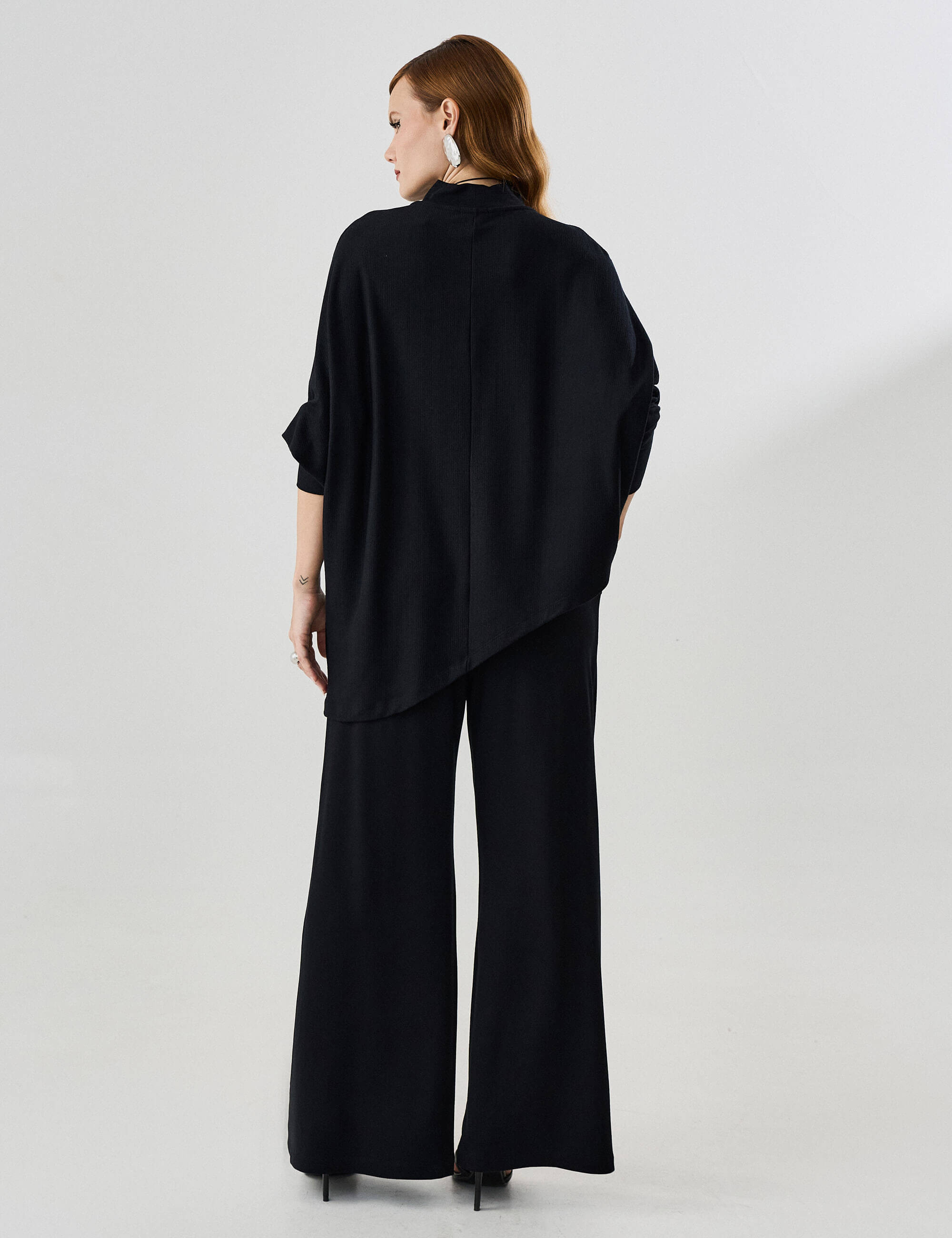 Blusa Creponado Raquel Preto