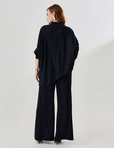 Blusa Creponado Raquel Preto