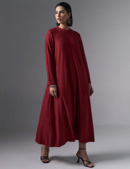 Vestido Creponado Regia Vermelho Hip Hop